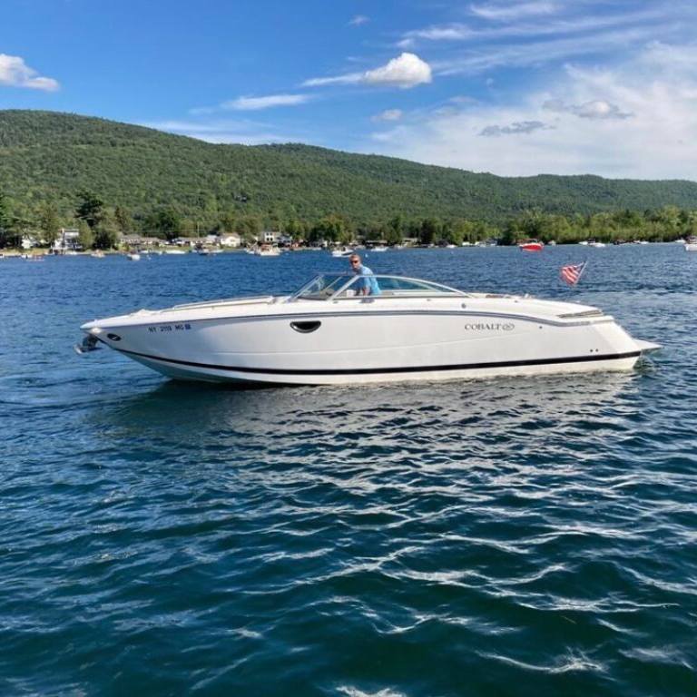 30 FT Cobalt Bowrider Lake George Boat Charters